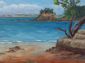 Winstone Cove beach  11"x8 (279x203) 
